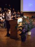 Begrüßung durch die Schulleiterin