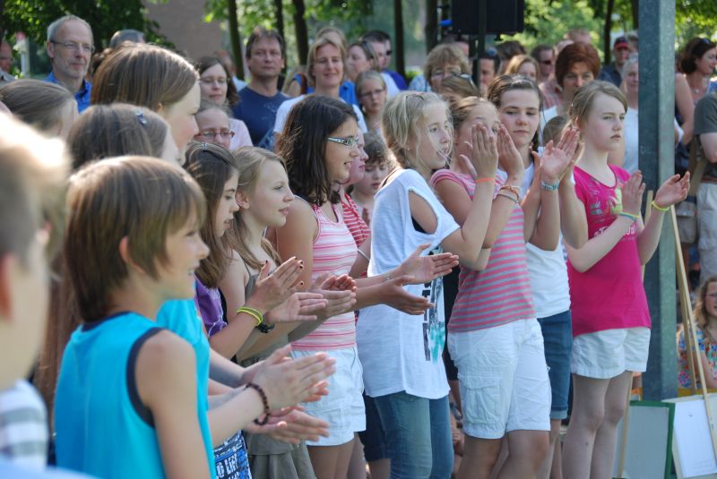 Sechser beim Singen.