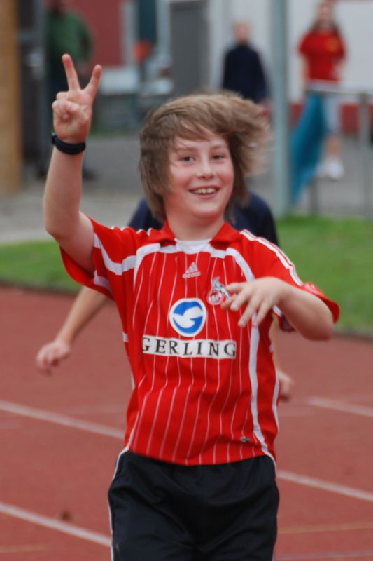 Christian im Rückwärtslauf.