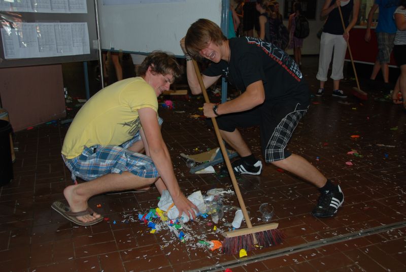 Ansteckender Enthusiasmus. So, ich muss jetzt in den Unterricht.
