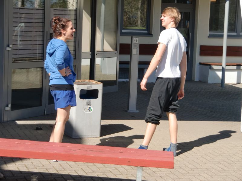 Mira und Ben, die Protagonisten des Musicals.