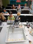 Die Popcorn-Maschine, eine der innovativen Erfindungen der Junior-Ingenieur-Akademie von Herrn Huhn und Herrn Schultheiss.