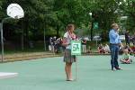 Frau Walkembach in großer Vorfreude auf ihre neue Klasse.
