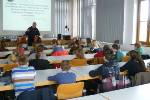 Im Schulungsraum der Feuerwehr.