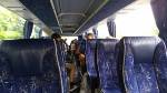 Auf der Busfahrt nach Le Pecq.