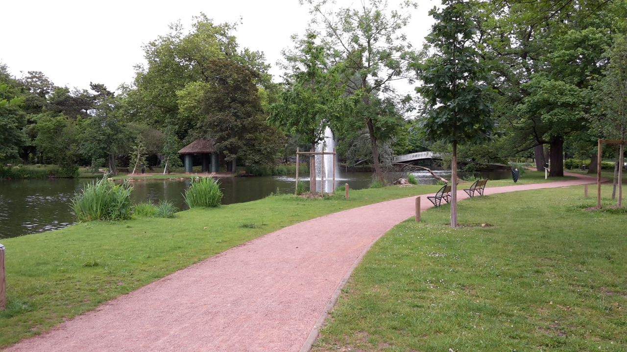 Im Parc von Le Vésinet.