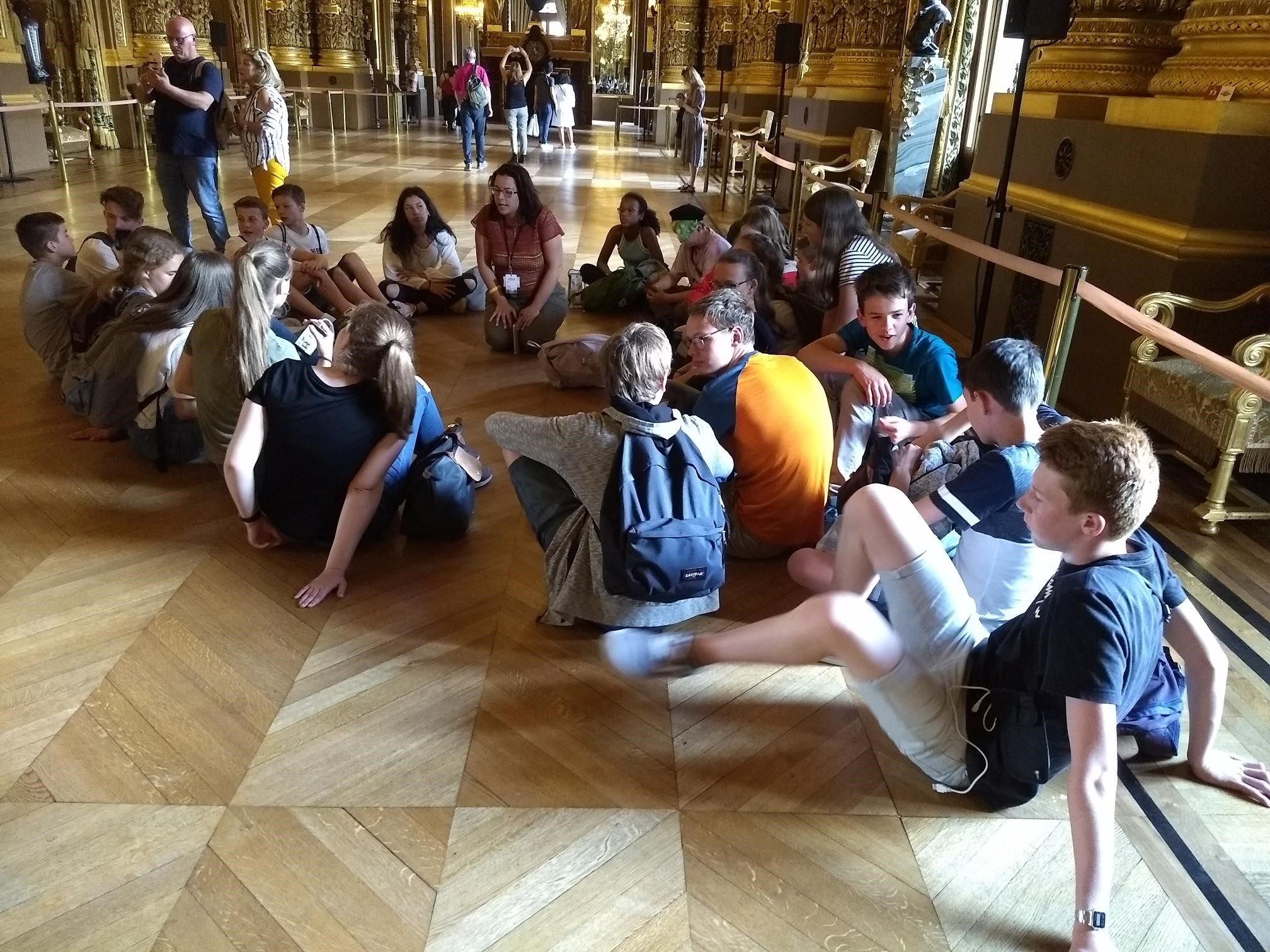 Endlich sitzen (Teil 2)! In der Opéra Garnier.