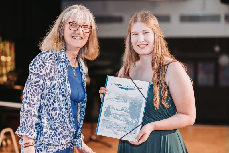 Emma Steiger, Preisträgerin im Fach Mathematik.